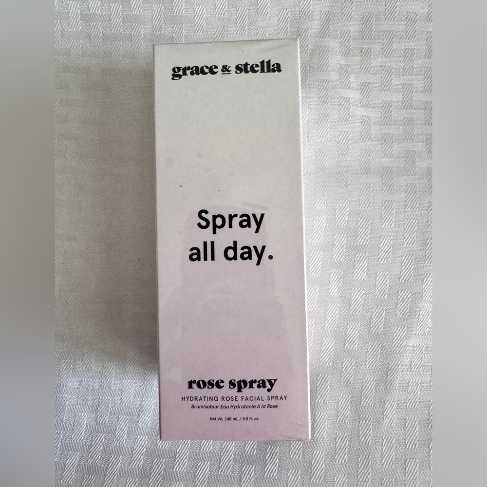 Grace & Stella Hydrating Rose Facial Spray – 8.1 fl oz / 240 mL (New)